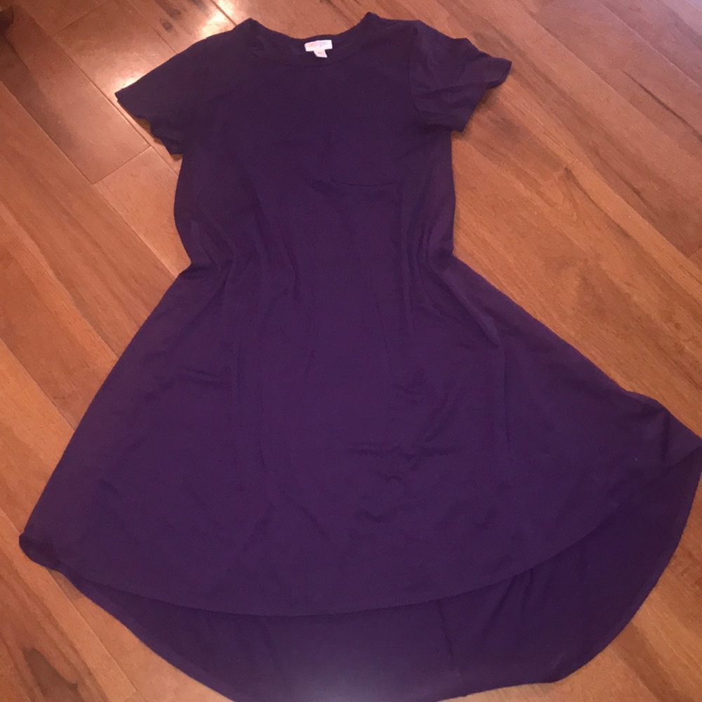 LuLaRoe Carly. True purple. XS runs big